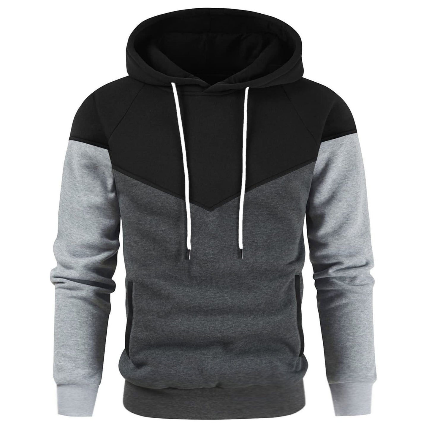 Herren Pullover Kapuzenpullover mit geometrischem Muster Trendig Modern