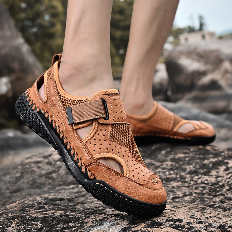 Damen Freizeitschuhe Atmungsaktiv mit elastischen Riemen rutschfest