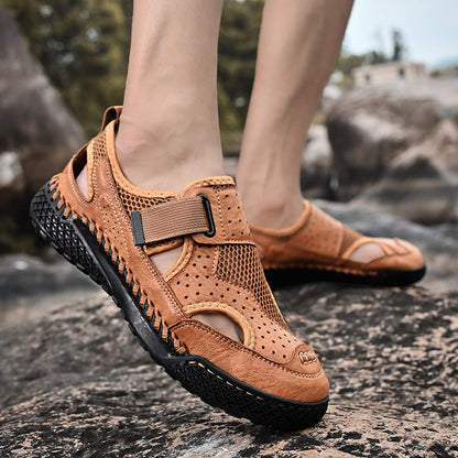 Damen Freizeitschuhe Atmungsaktiv mit elastischen Riemen rutschfest