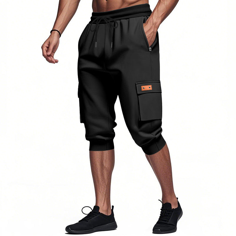 Herren Sweatpants Bequem Cargo Elastisch Mit Taschen