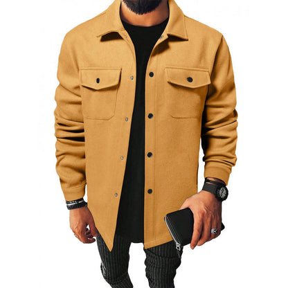 Herren Jackenhemd aus robustem Material mit praktischen Taschen Berlin-Glamour, ideal für den modernen Mann, der Wert auf Qualität und Stil legt. Diese Herren Jackenhemd aus robustem Material bieten ein
