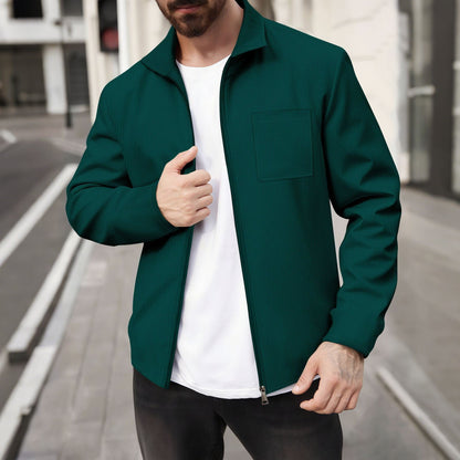 Herren Jacke Modern Strukturiert Urban Style
