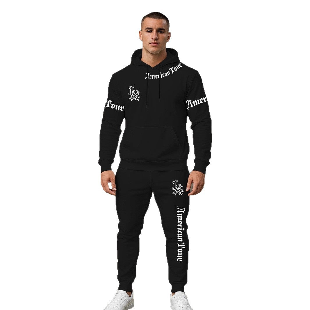 Herren Hoodie Set Jogginghose Streetwear Sportlich