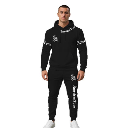 Herren Hoodie Set Jogginghose Streetwear Sportlich