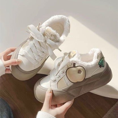 Damen Sneaker Weich mit Schnalle Sportlich Schwarz
