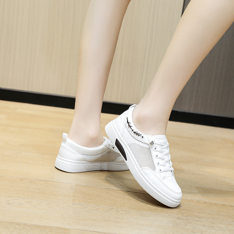 Damen Sneaker Sportschuhe Atmungsaktiv Weich