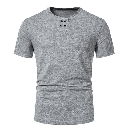 Herren T-Shirt Asymmetrisch Modern Strukturiert