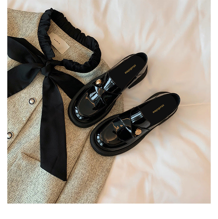 Damen Pantoletten Glänzend Dekorativ Schuhe Damen