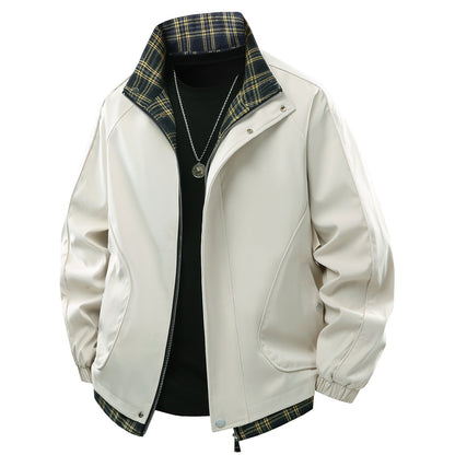 Herren Übergangsjacke Robust Karomuster Modern