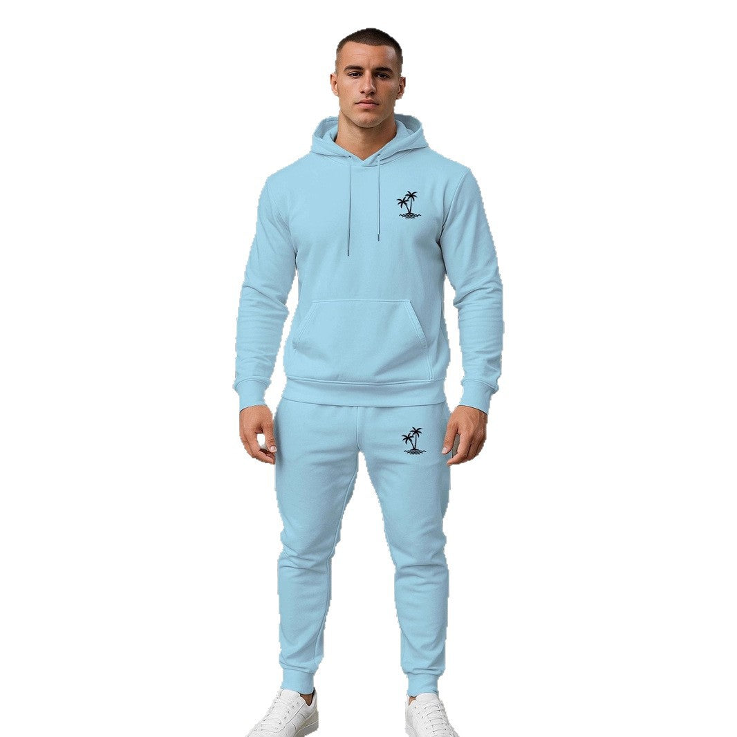 Herren Hoodie Set Bequem Jogginghose Sportlich