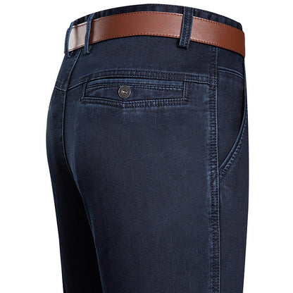 Herren Jeans Slim Fit Dark Wash Modern