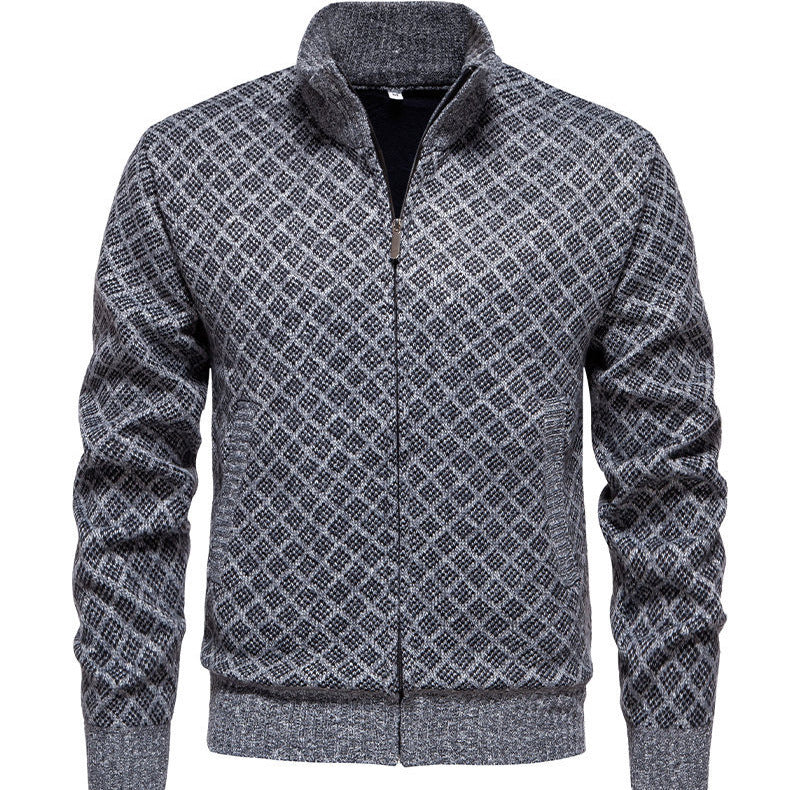 Herren Sweatjacke Gesteppt Warm Modern