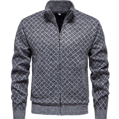 Herren Sweatjacke Gesteppt Warm Modern