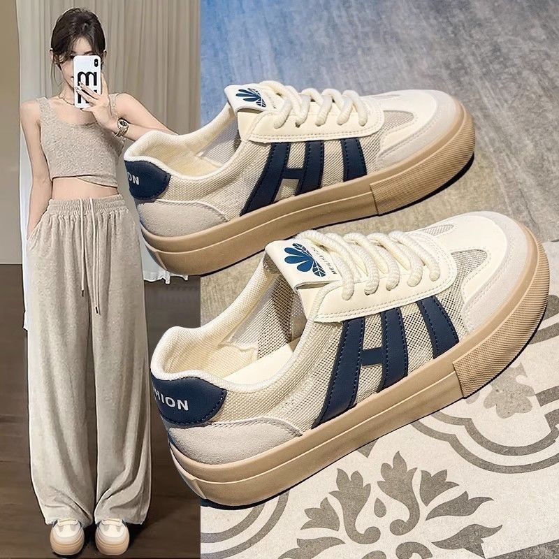 Damen Sneaker Sportlich Leicht Durchlässig