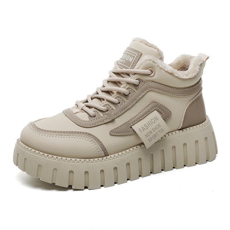 Damen Sneaker Chunky Weich Bequem Robust