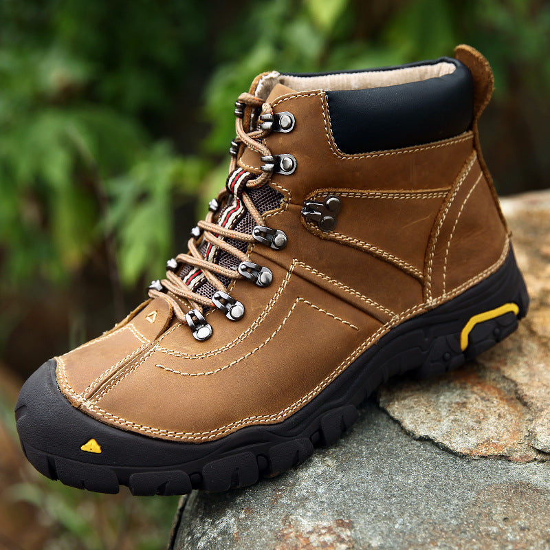 Wanderstiefel Herren Robust Wasserdicht Rutschfest
