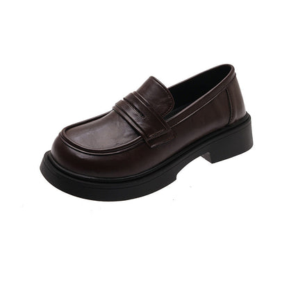 Damen Loafers Lederschuhe Elegant Komfortabel
