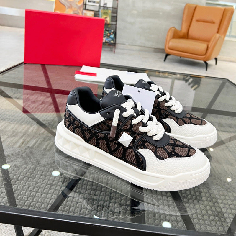 Damen Sneaker Sportlich Camouflage Robust