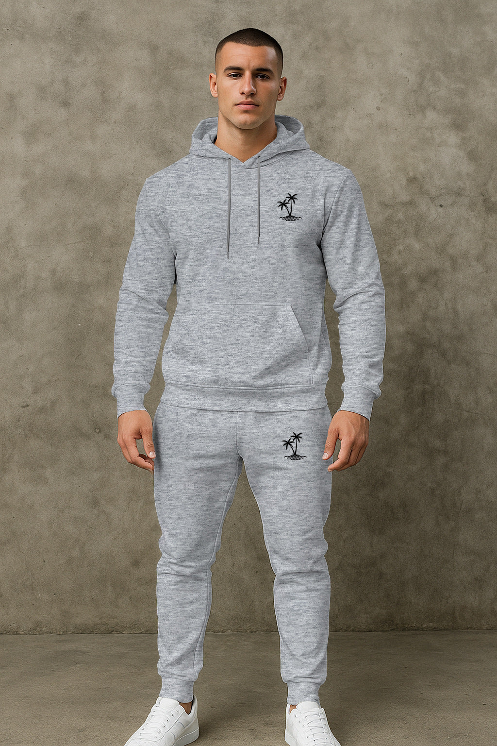Herren Hoodie Set Bequem Jogginghose Sportlich