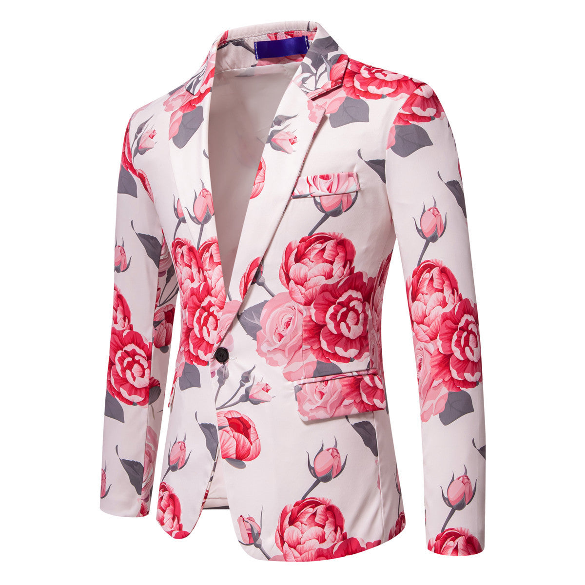 Herren Blazer Elegant Flora Design Modern