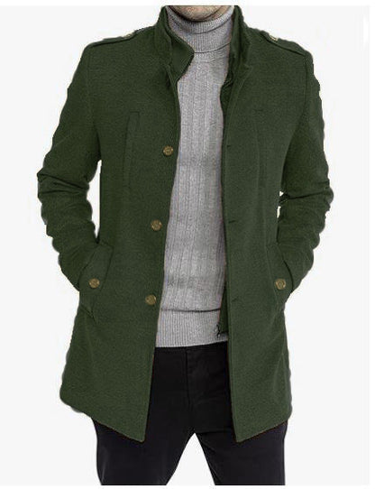Herren Freizeitjacke Modern mit Kragen und Taschen