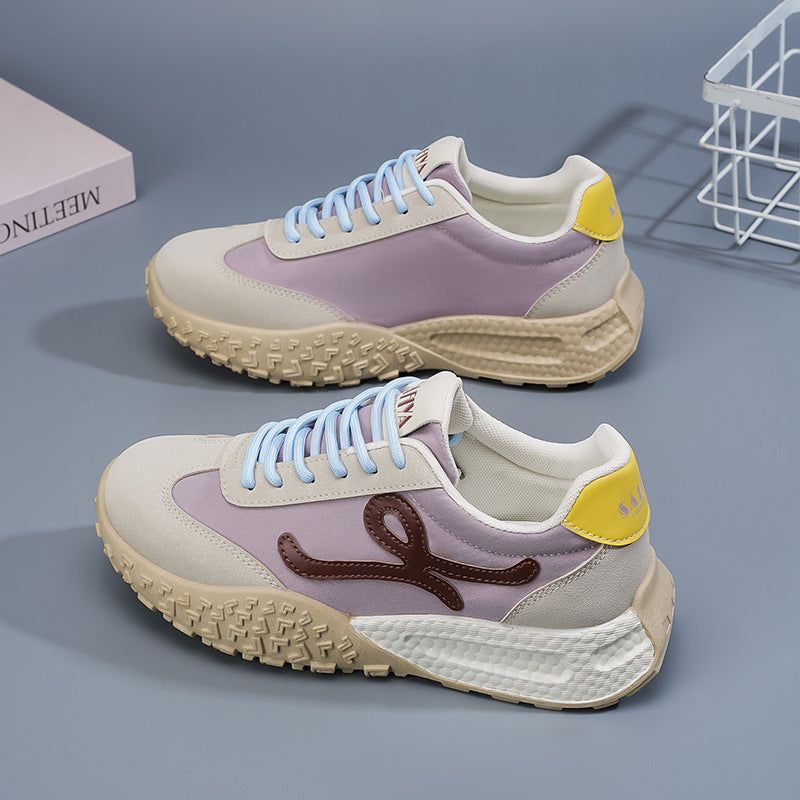 Damen Sneaker Modern Sportschuhe mit Komfort Sohle