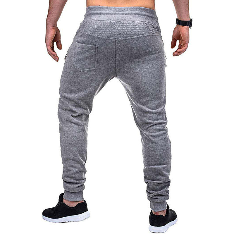 Herren Jogginghose Sportlich mit Reißverschluss Bequem