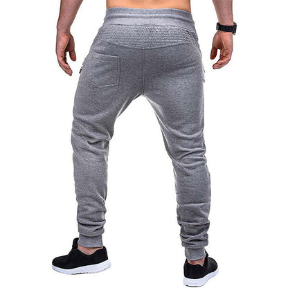 Herren Jogginghose Sportlich mit Reißverschluss Bequem