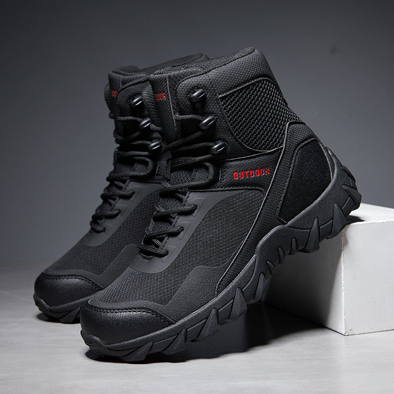 Herren Sportstiefel Atmungsaktiv Hoch Wasserfest