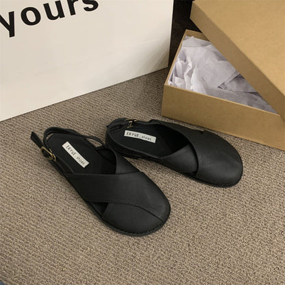 Damen Sandalen Komfortabel Klettverschluss Modern