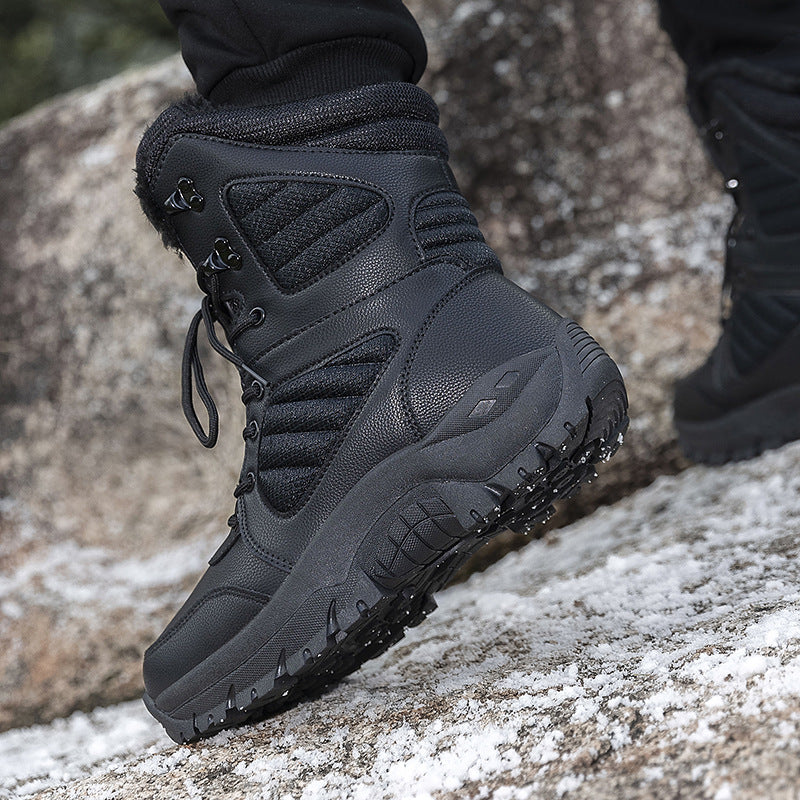 Herren Winterstiefel Warm Isolierend Rutschfest