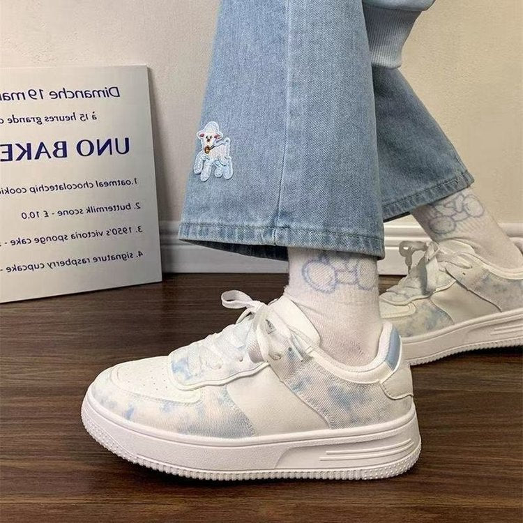 Damen Sneaker Farbenfroh mit Weichsohle Komfortsport