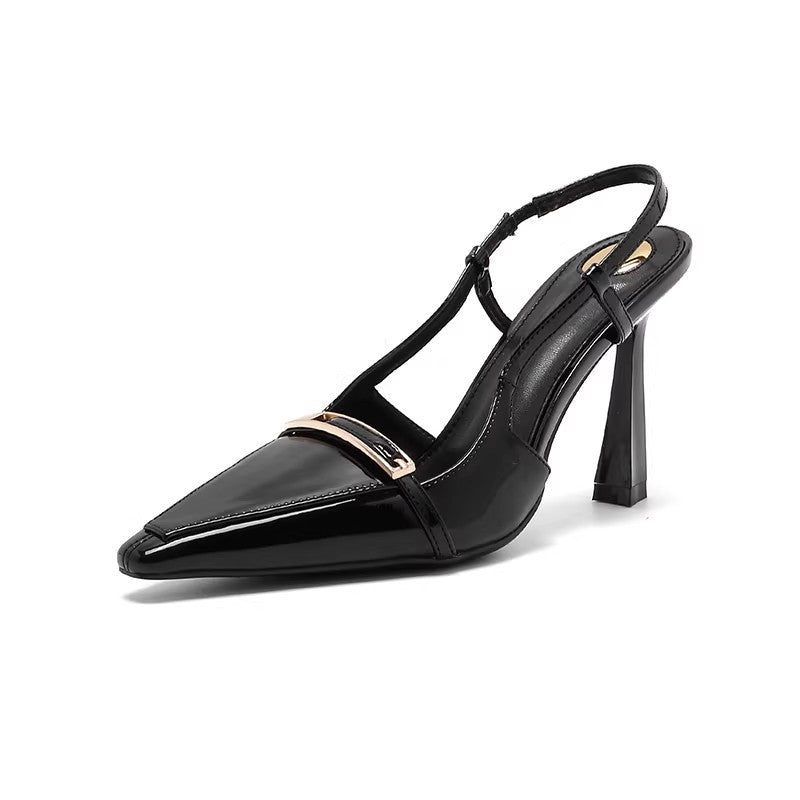 Damen Pumps Slingback Elegante Schnallenverschluss Schuhe Hochzeit