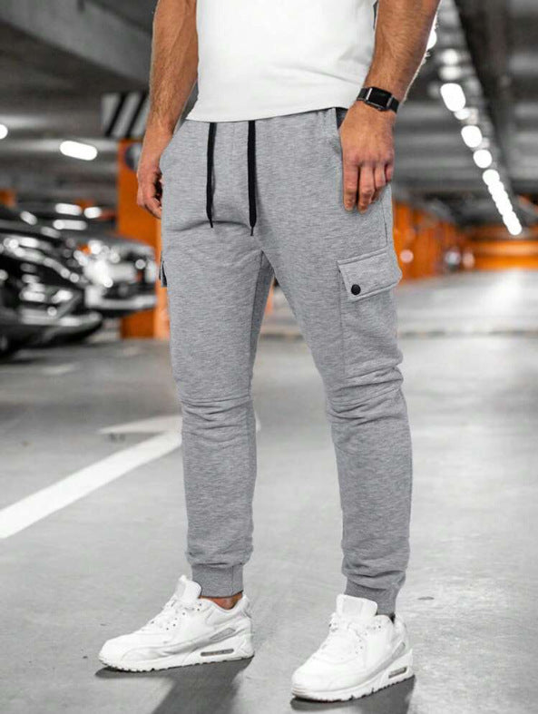 Herren Trainingshose Cargo Modern Vieltaschig Sportlich