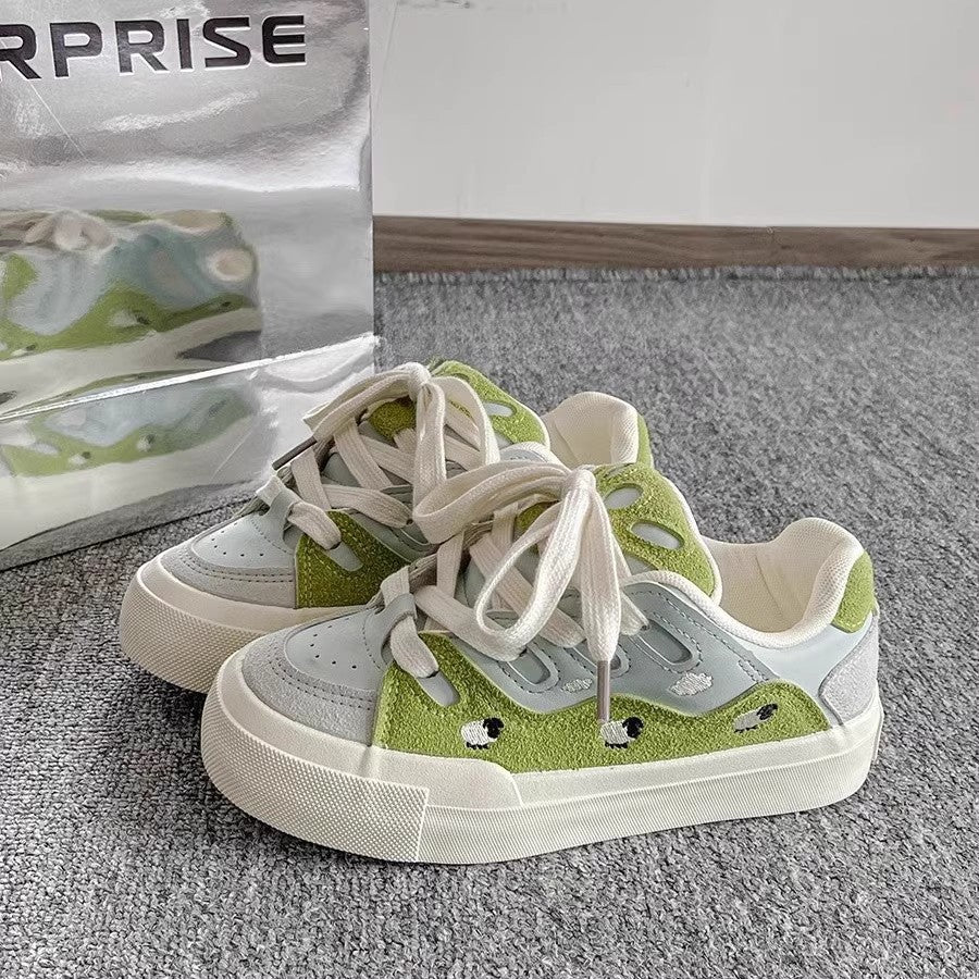 Damen Sneaker Modisch Stilvoll Farbenfroh