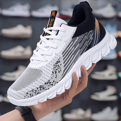 Damen Laufschuhe Leicht Atmungsaktiv mit Strickobermaterial