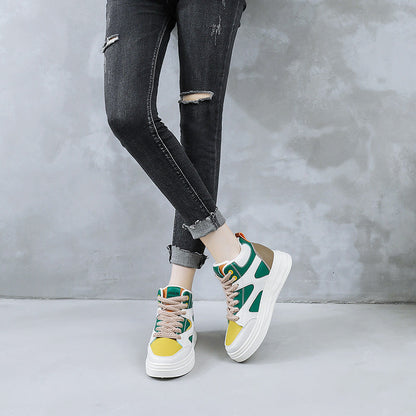 Damen Sneaker High-Top modisch Trendfarben