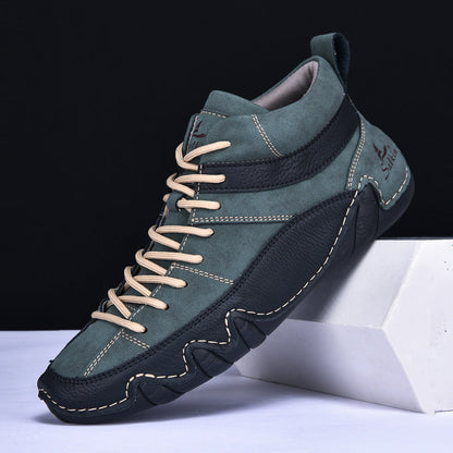 Herren Lederschuhe Echtleder Schwarz Elegant