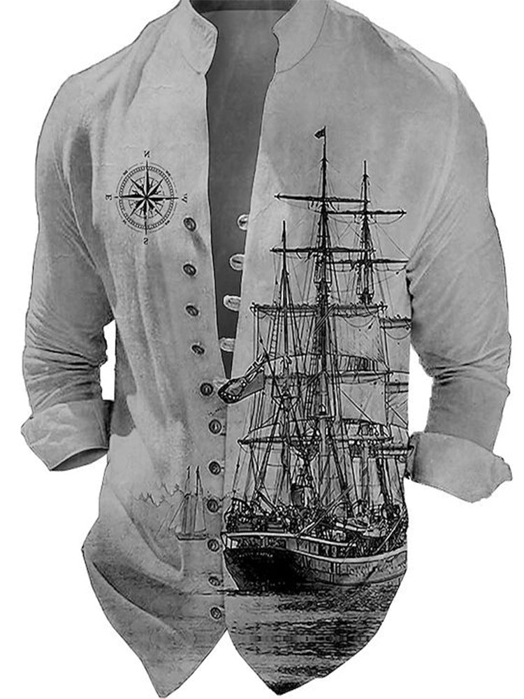 Herren Weste Maritim Schiff Design Klassisch Modern