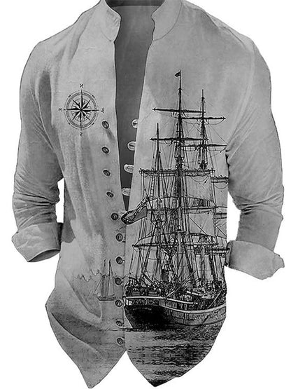 Herren Weste Maritim Schiff Design Klassisch Modern