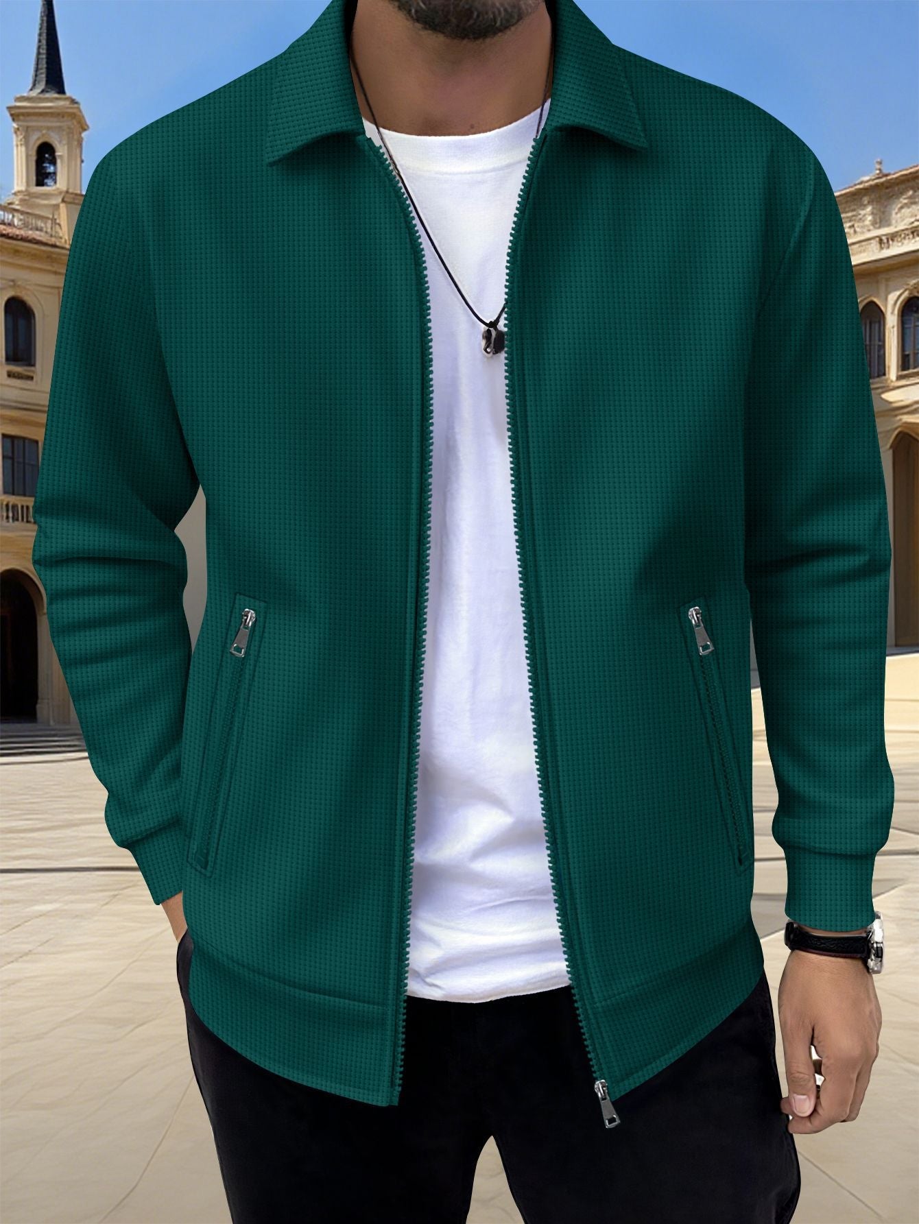 Herren Übergangsjacke Modisch Slim Fit Berlin Style