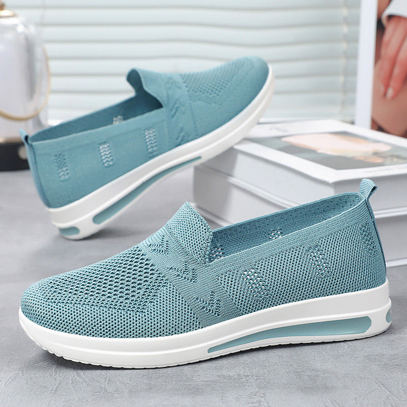 Damen Sportschuhe Atmungsaktiv Flexibel Laufschuhe mit Weichsohle
