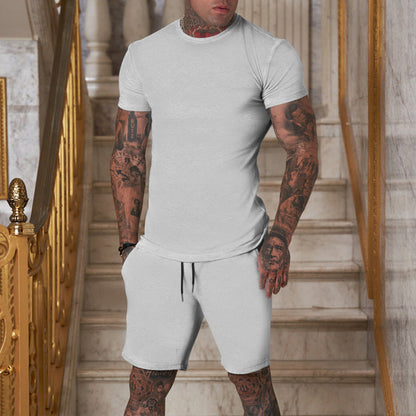Herren Sportset Weich Baumwolle Elastisch Bequem