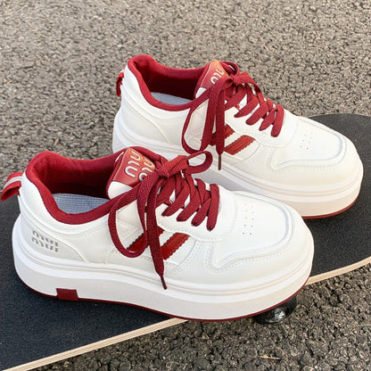 Damen Sneaker Chunky Komfort Atmungsaktiv Sportlich