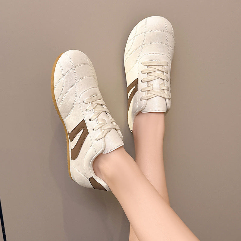 Damen Sneaker Sportlich Retro Weich