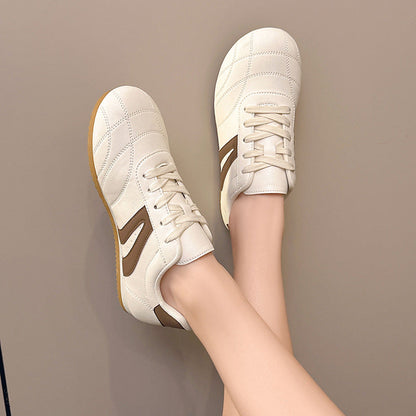 Damen Sneaker Sportlich Retro Weich