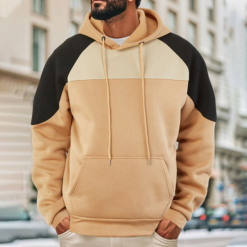 Herren Kapuzensweater Modern Ergonomisch Struktur - BerlinGlamour