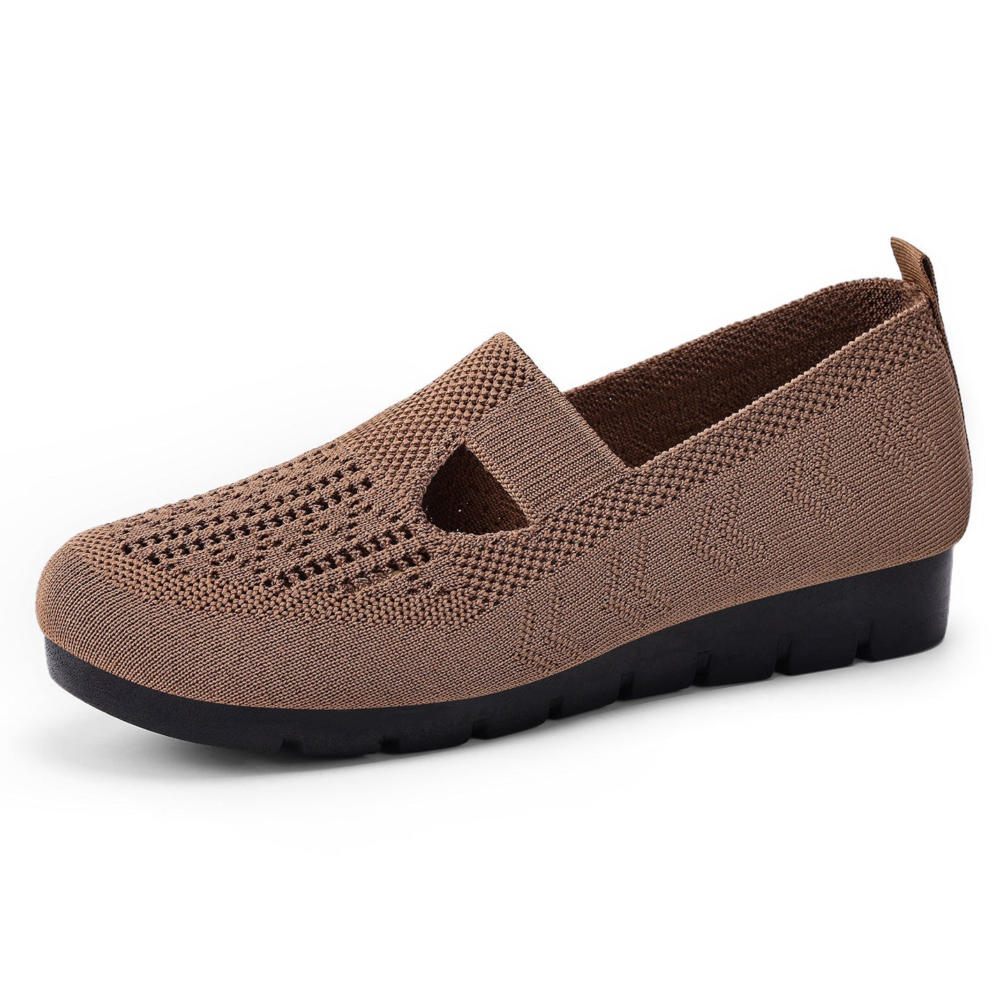 Damen Freizeitschuhe Bequem atmungsaktiv mit Strickdesign