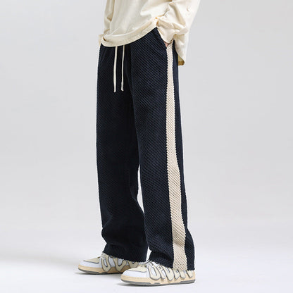 Herrenhose Relaxed Fit mit Streifen Lässig Bequem