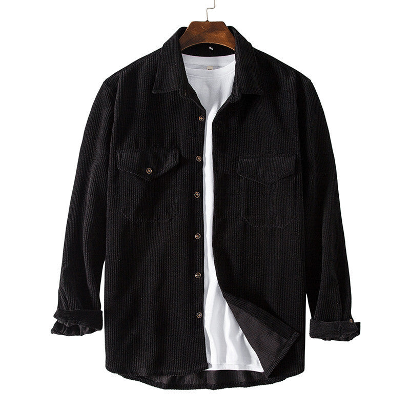 Herren Overshirt Karomuster aus Baumwolle mit Brusttasche